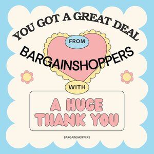 YOU JUST GOT A GREAT DEAL!! HUGE THANK YOU